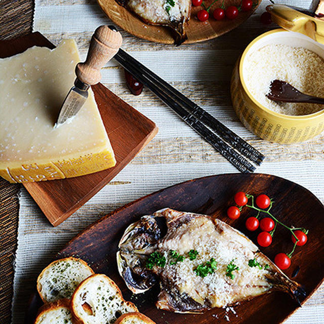 イタリアンなアジの干物　　　　旨味に旨味のたたみかけ技