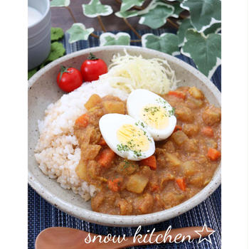 野菜たっぷり☆おからカレー&フーディストノートにレシピ掲載♪