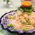 イカとアボカドの冷製たらこうどん