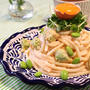 イカとアボカドの冷製たらこうどん