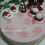 X'mas.ver苺のムースケーキ