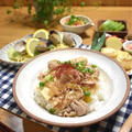 【レシピ】豚肉豆腐の甘辛丼#丼もの#豚肉#豆腐#簡単ごはん…連戦中の晩ごはん。