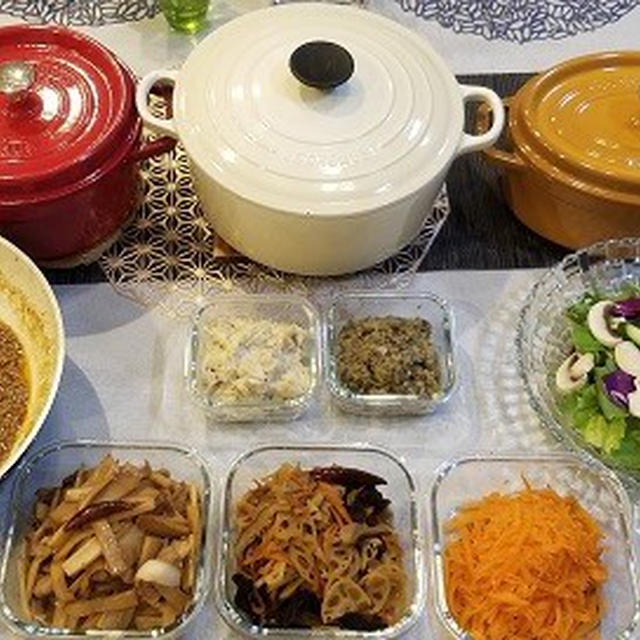 仕込んだ作り置き料理のご紹介　初登場の家族のこと