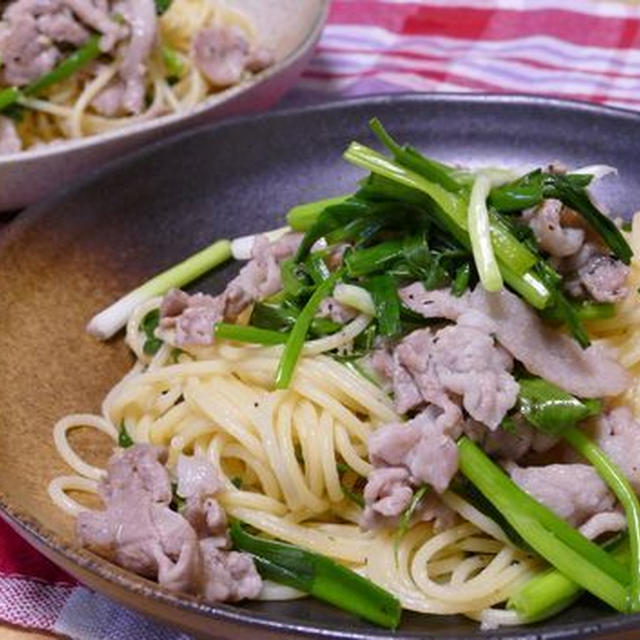 ねぎ豚塩レモンパスタ～スパイス大使