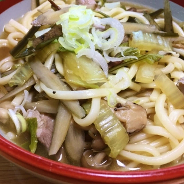 煮込みうどんをいっぱい食べてくれたちーちゃん♪