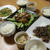 昨夜は牛肉と小松菜のオイスター炒めや唐揚げなど～