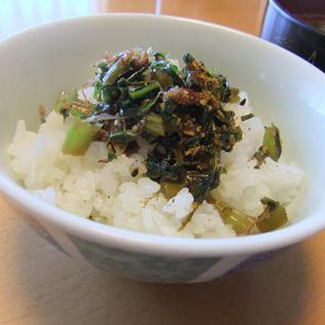 ご飯の友！大根の葉のおかかごま炒め