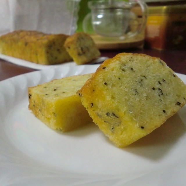 今日のおやつ★紅茶パウンド★焼きました～♪