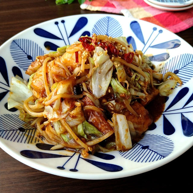 １５分で本格中華☆鶏もも肉と厚揚げの野菜たっぷりヘルシー回鍋肉