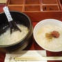 葛餡の朝粥