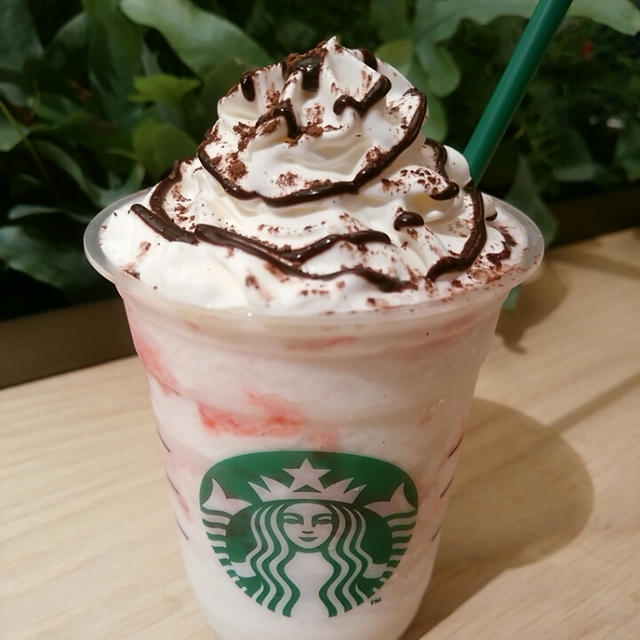 スタバ☆ストロベリー フラペチーノ始まる！