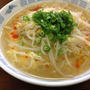 作った「ニラだれ」を使うためにラーメン