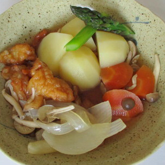 練り物と根菜類の煮物★★★