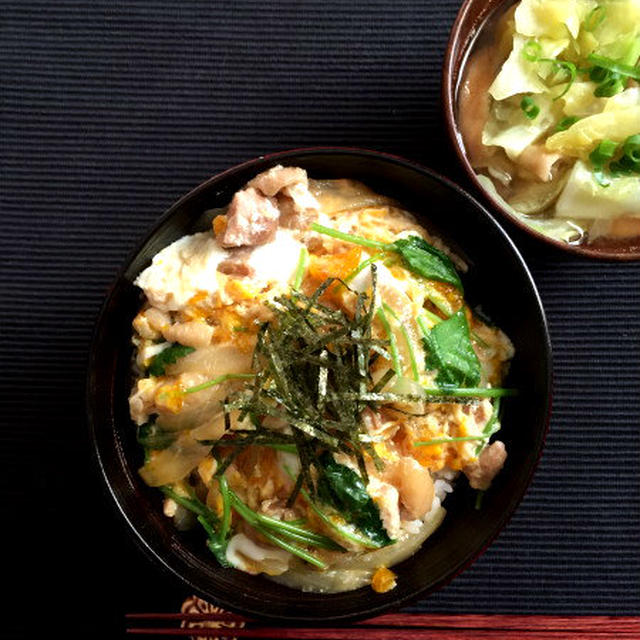 親子丼。