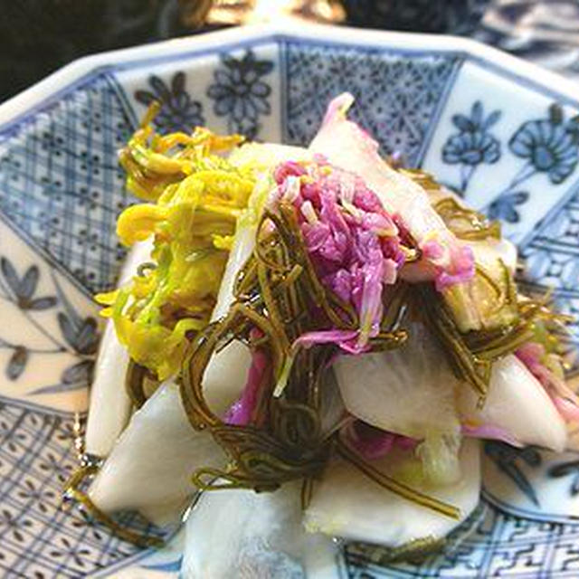 「もってのほか」で甘酢漬け