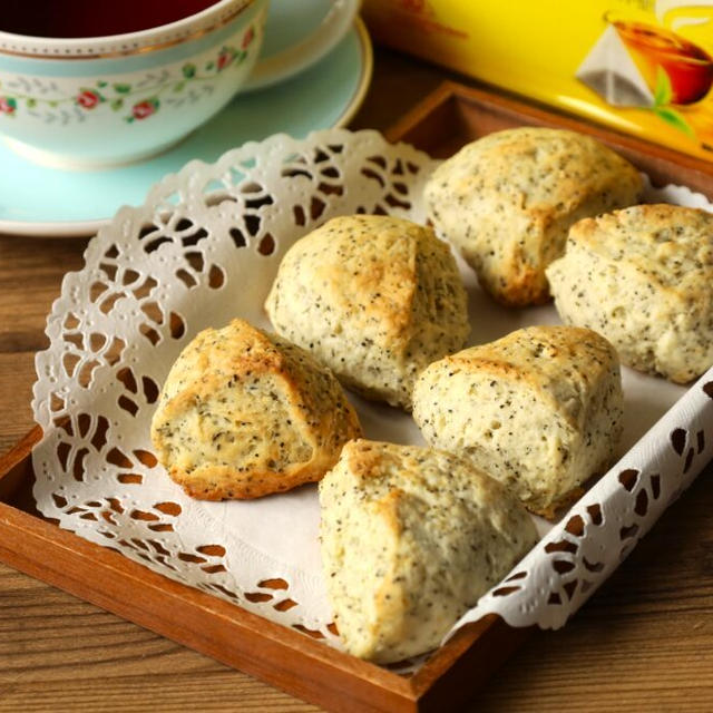香り広がる「紅茶のスコーン」のポリ袋で簡単レシピ。バターなし！トースターで作れます！
