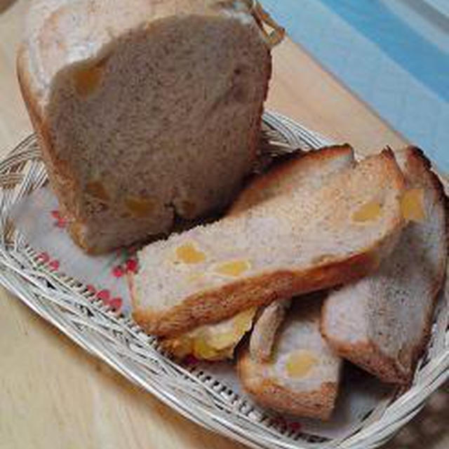 早焼き！ドライアップルとメープルのパン