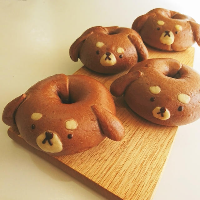 ＊かわいい♡わんこベーグル＊