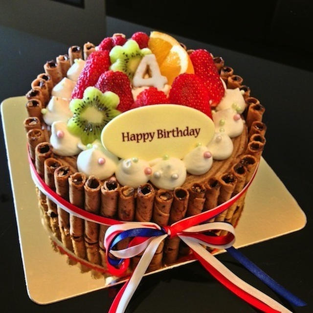 ４歳のお誕生日ケーキ By Yukieさん レシピブログ 料理ブログのレシピ満載