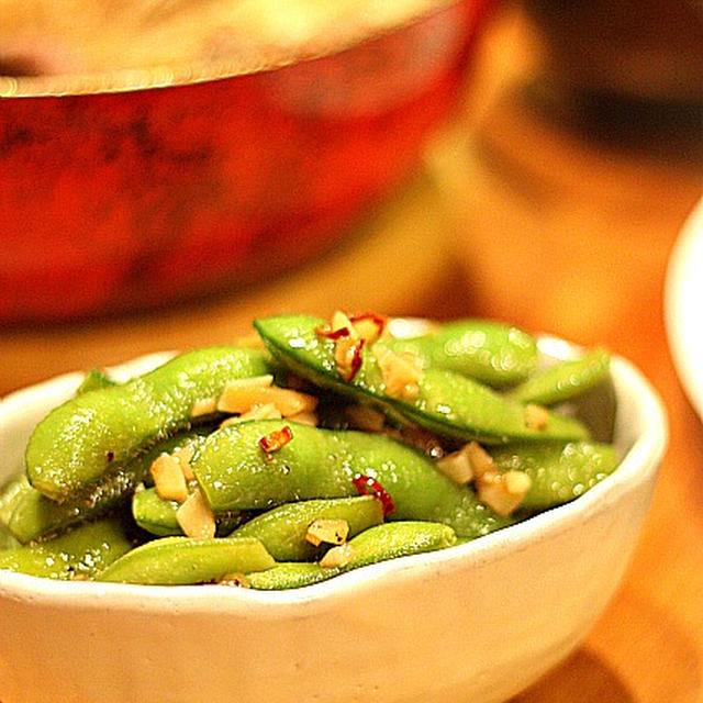 Garlic Edamame