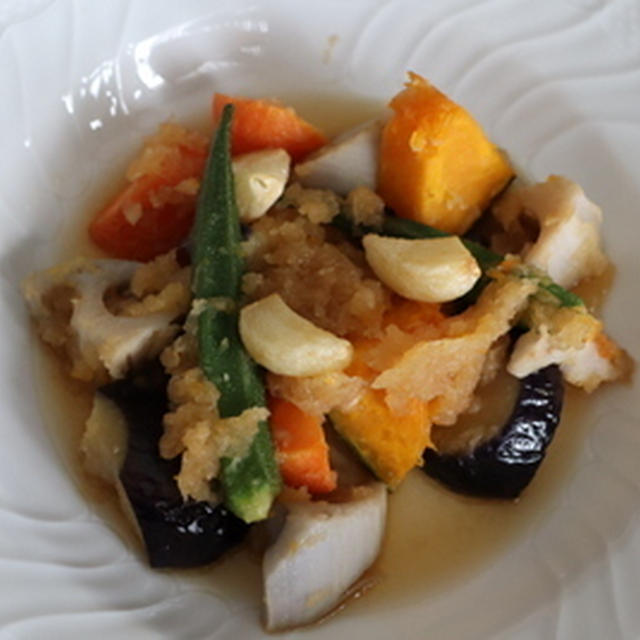 根菜類の揚げびたし★★★