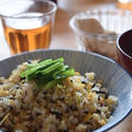 シンプルがいちばん。梅しそとしらすのチャーハン｜ピアノの発表会は波のアラベスク