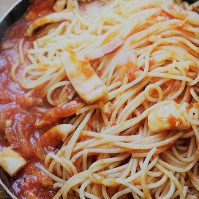 イカとトマトのパスタ　あさりのパスタ