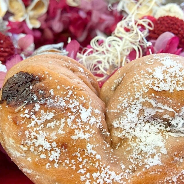 愛をこめるバレンタインパンも、1月はフライパンでも作ります