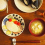 休みだ休みだ朝ごはん