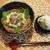 納豆おろし蕎麦のお昼ごはん