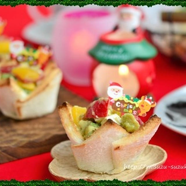 クリスマスにオススメなパンカップサラダ【新作レシピ】