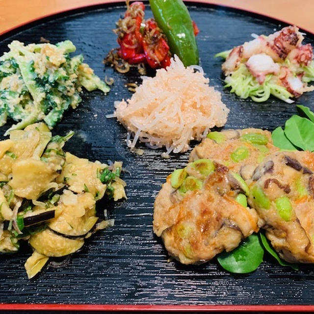 夏野菜の和風プレート
