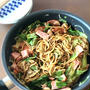 冷蔵庫の整理をしながらできた最強焼きそば