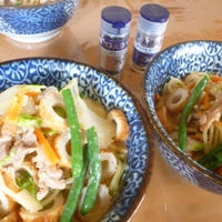 ご飯が進む！ガーリック白菜ちゃんぽん★（斬新なスリッパ）