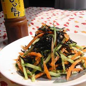 ひじきと千切り野菜の健康サラダ
