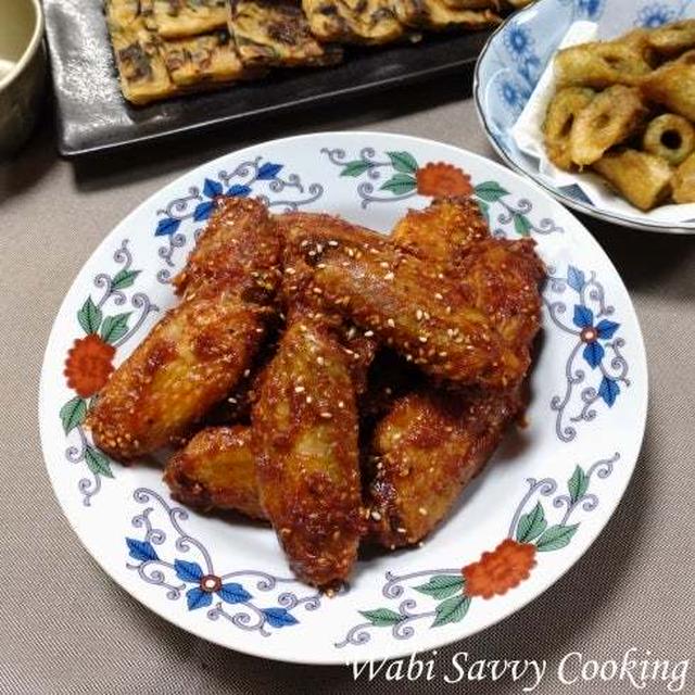 ヘルシーヤンニョムチキンとタンドリーちくわ