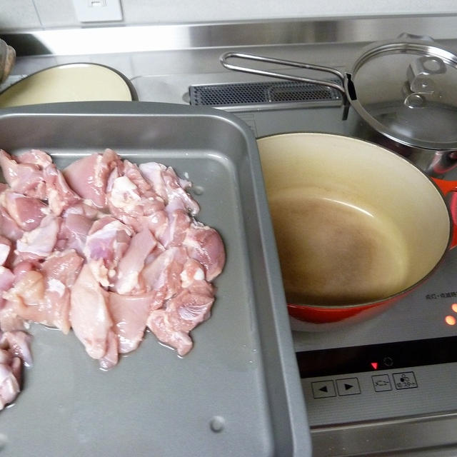 片手間、鳥すき焼き風♪