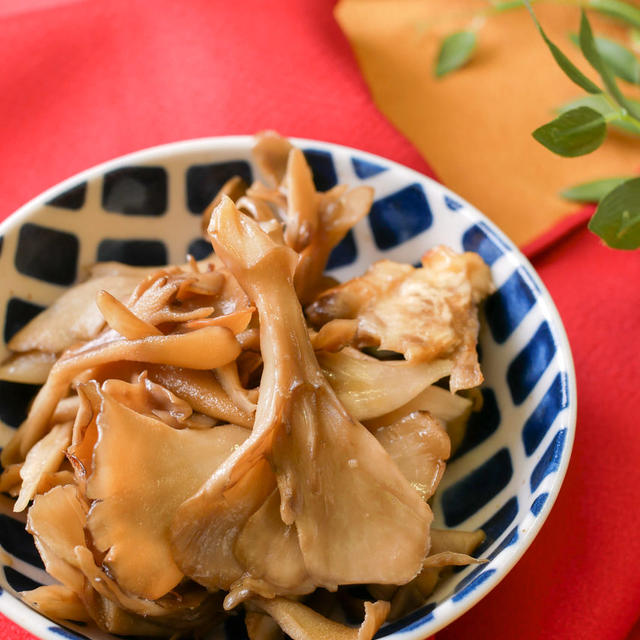 シンプルが故に旨い！焼き舞茸の酢の物