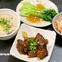 豚の角煮 / 青梗菜の一番好きな食べ方 / 男子中学生弁当