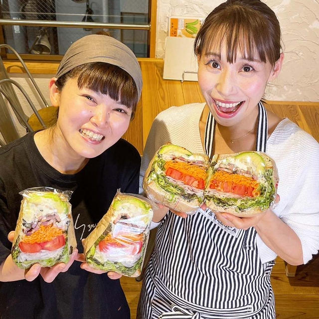 旬世サンドの作り方を教えてもらいました〜！！