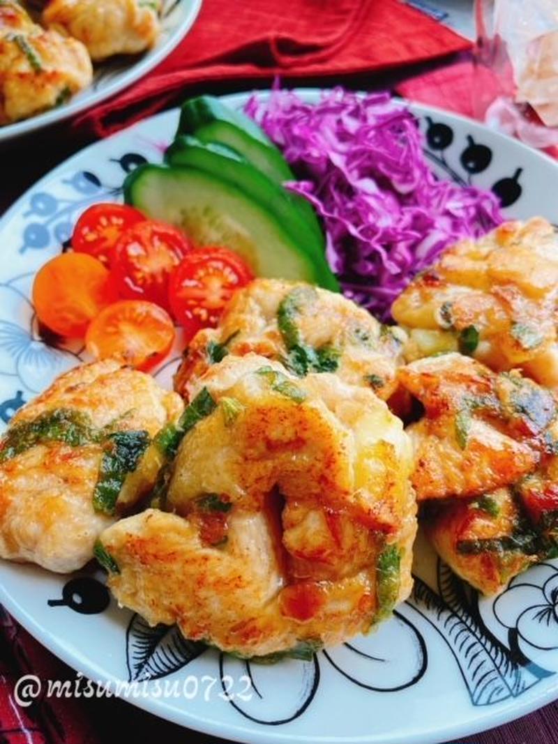 鶏胸肉の梅しそチーズ焼き(動画レシピ)/Grilled chicken breast with Ume Shiso and Cheese.