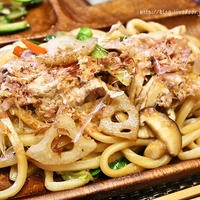 ミツカン　八方だし　レンコン入り焼うどん　レシピ
