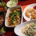 菜の花とベーコンの豆乳クリームパスタ♪