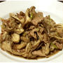 豚肉と舞茸の中華風炒め