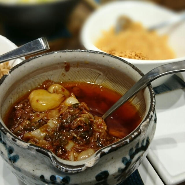 【レシピ】ジャンボニンニクを使って食べるラー油（ご飯がめっちゃすすみます）