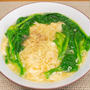 菜の花のかき玉塩ラーメン