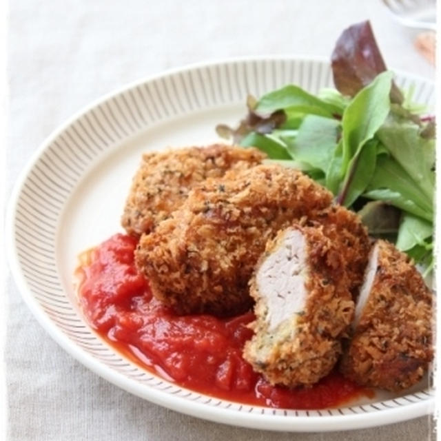 イタリア～ン！ひとくちハーブひれかつ