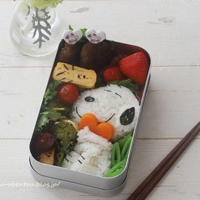 校外学習　全身スヌーピーのお弁当＊キャラ弁
