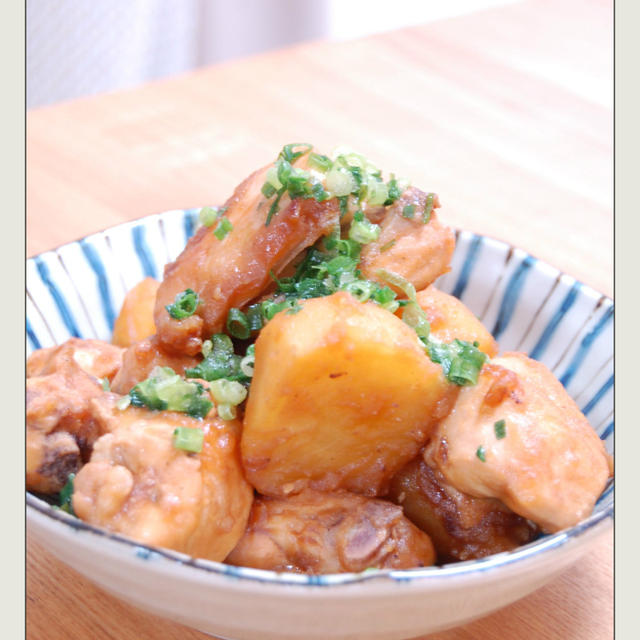 鶏肉とじゃがいもの甘辛さっぱり煮
