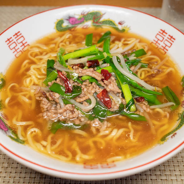 マルちゃん正麺 醤油味・肉ニラもやし